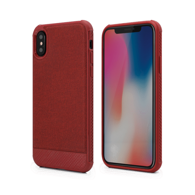 Capa Carbon X para iPhones X e Xs – Vermelha - Image 5