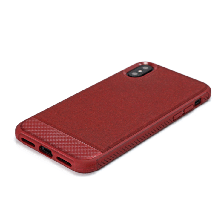 Capa Carbon X para iPhones X e Xs – Vermelha - Image 2