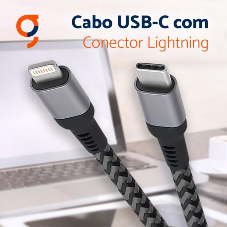 Cabo USB-C com Conector Lightning - Image 2