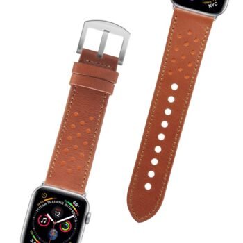 Leather Watchband 42/44 – Caramelo
